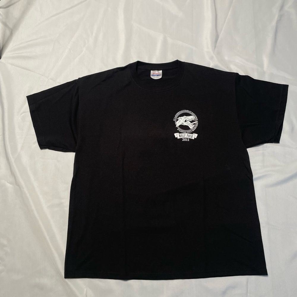 🏍2011 fort Lauderdale harley Davison full moon “wolf pack” graphic